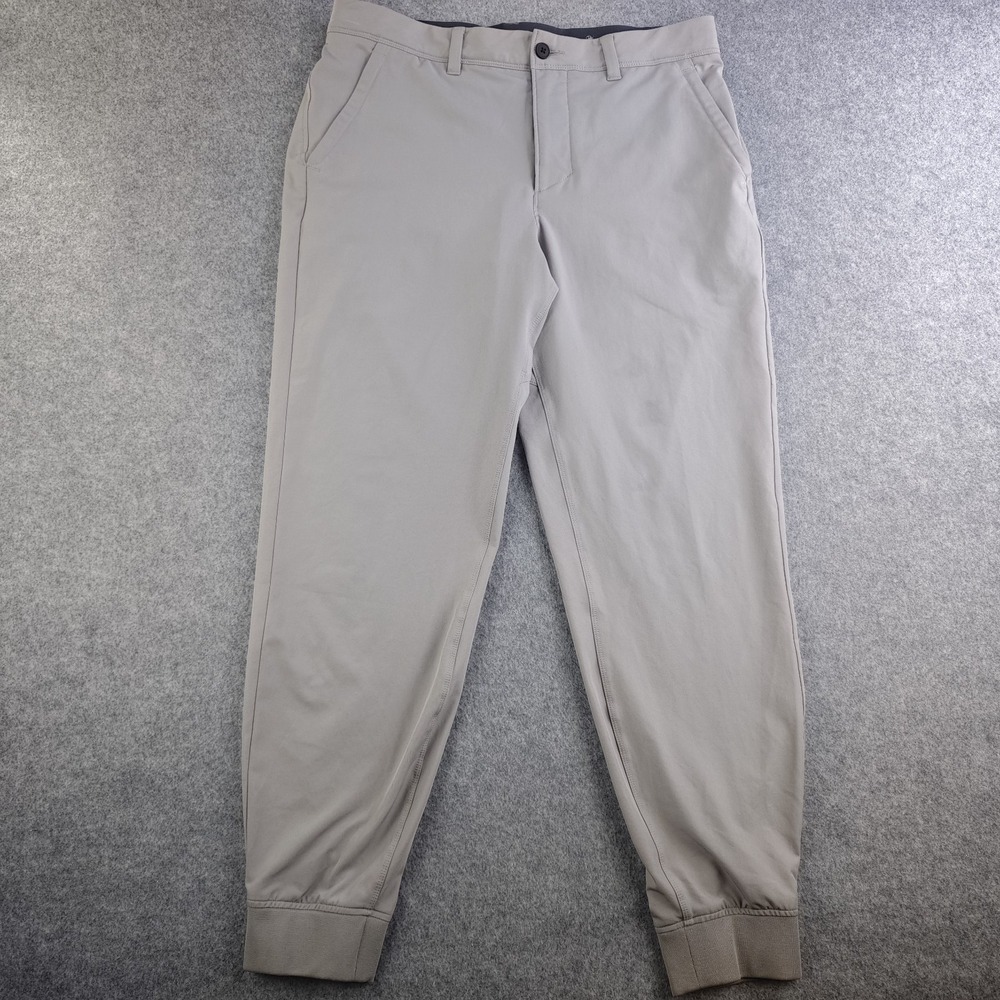VRST Joggers Mens 32x29 Gray Solid Performance Stretch‎ Running Gym